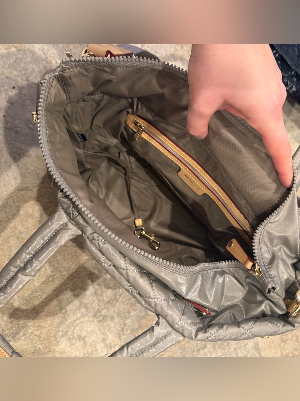 MZ Wallace Small Metro City Tote, Sable pearl - Picture 3 of 4